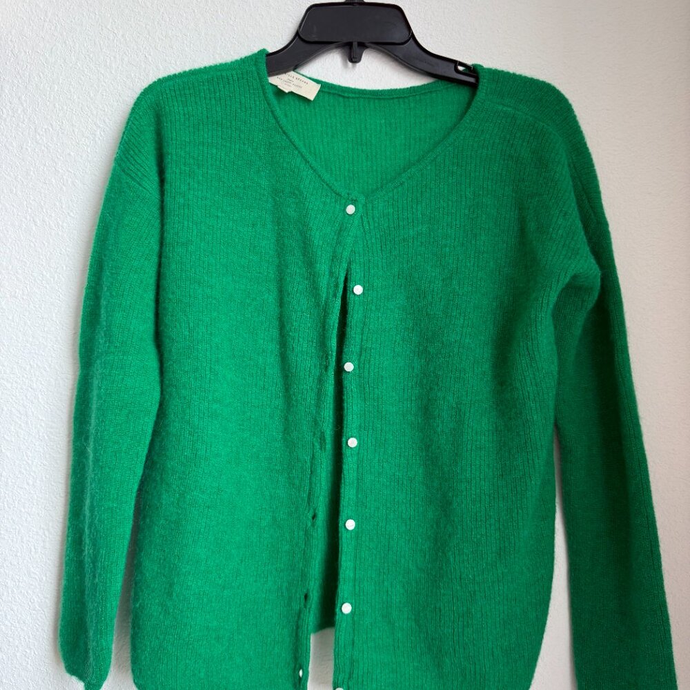 Sezane Gaspard Sweater Bright Green Size XS - Picture 4 of 6